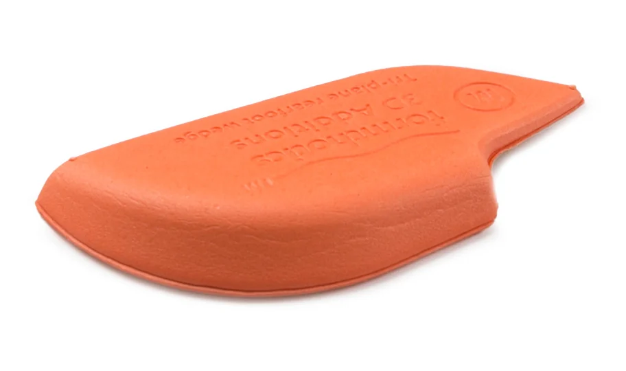 Orange Formthotics 3D Tri-Plane rearfoot wedge, product photograph